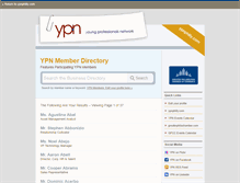 Tablet Screenshot of directory.ypnphilly.com